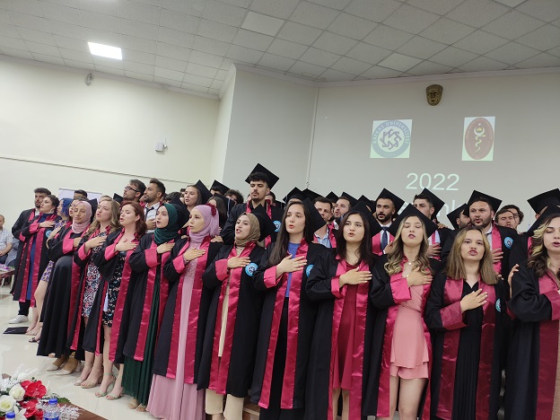Kafkas Üniversitesi Veteriner Fakültesinde mezuniyet töreni..